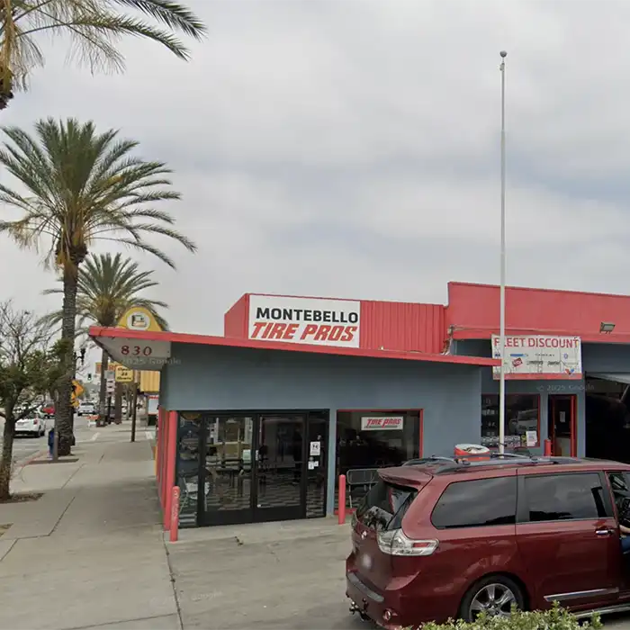 exterior storefront of Montebello Tire Pros