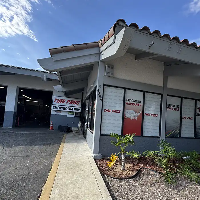 exterior storefront of Simi Valley Tire Pros