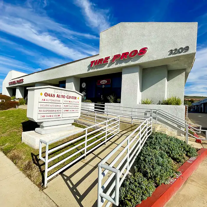 exterior storefront of Thousand Oaks Tire Pros